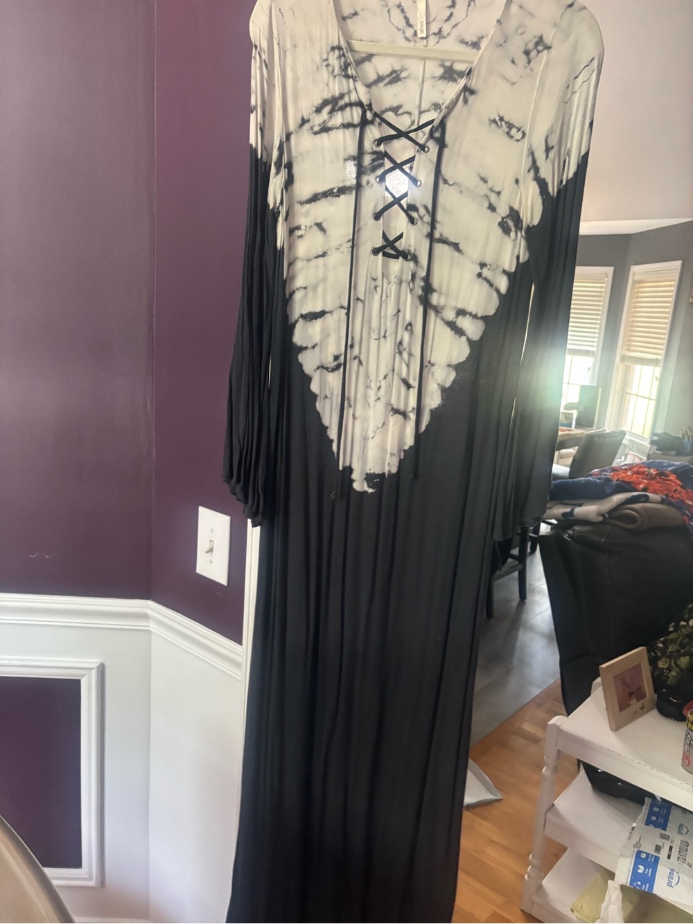 Sheer lights dress